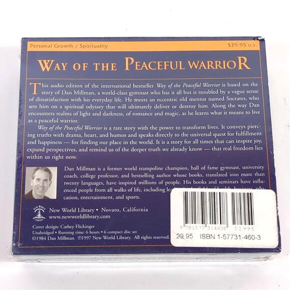Way of the Peaceful Warrior CD Audio Book Dan Millman NEW SEALED Unabridged - Picture 2 of 3